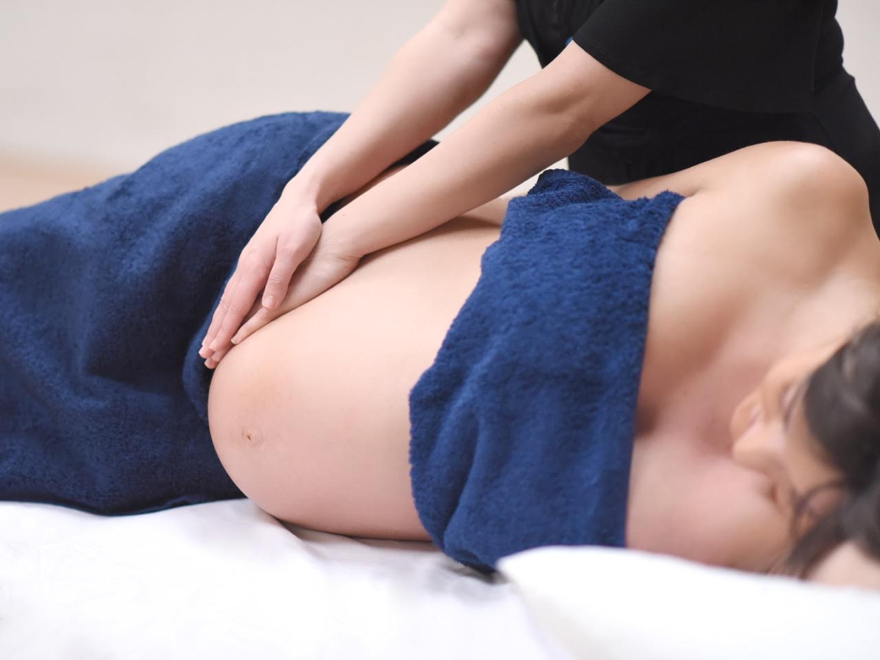 Pregnancy massage in Warrington with Ema Gregory-Scott